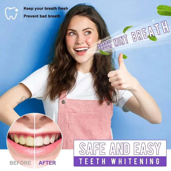 Toothpaste Teeth Whitening ´´V34`` Protect Tooth Enamel Intensive Stain Removal, Toothpaste Improve Yellow Teeth